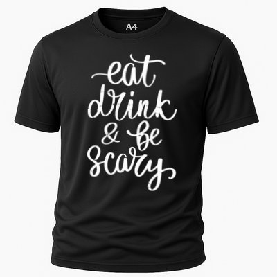 Eat Drink And Be Scary Funny Halloween Party Performance Shirt
