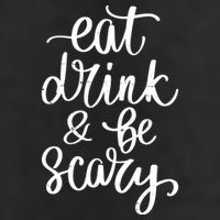 Eat Drink And Be Scary Funny Halloween Party 11oz C Handle Ceramic Mug