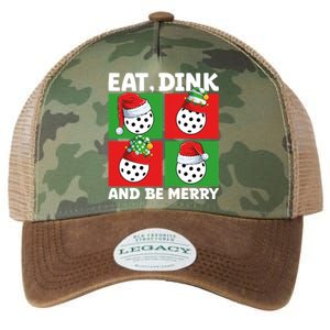 Eat Dink And Be Merry Cute Gift Holiday Pickleball Sport Lover Gift Legacy Tie Dye Trucker Hat