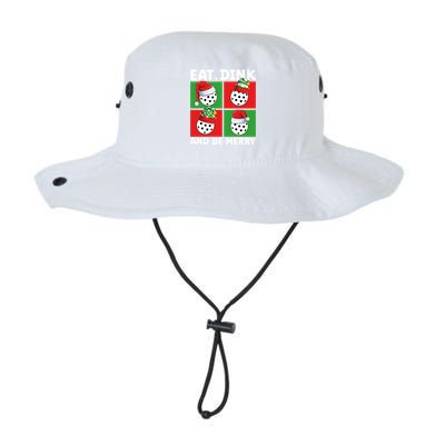 Eat Dink And Be Merry Cute Gift Holiday Pickleball Sport Lover Gift Legacy Cool Fit Booney Bucket Hat