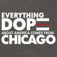 Everything Dope About America Comes From Chicago Quote Cotton Canvas Backpack