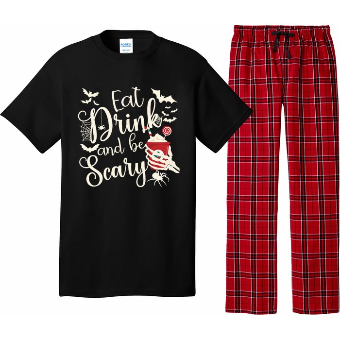 Eat Drink And Be Scary Christmas Holiday Goth Christmas Pajama Set