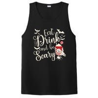 Eat Drink And Be Scary Christmas Holiday Goth Christmas PosiCharge Competitor Tank