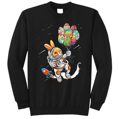 Easter Day Astronaut Bunny Rabbit Planet Egg Sweatshirt