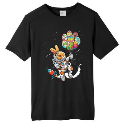 Easter Day Astronaut Bunny Rabbit Planet Egg Tall Fusion ChromaSoft Performance T-Shirt