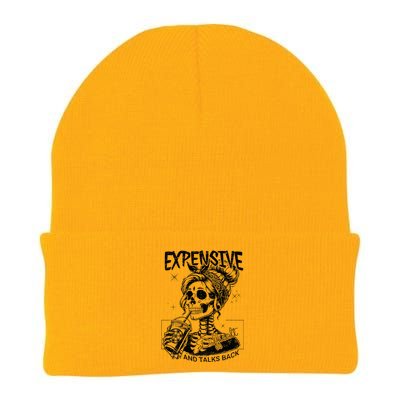 Expensive Difficult And Talks Back Mothers Day Knit Cap Winter Beanie