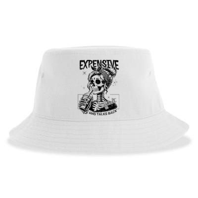 Expensive Difficult And Talks Back Mothers Day Sustainable Bucket Hat