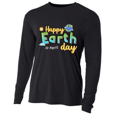 Earth Day April 22 Eco-Friendly Celebration Cooling Performance Long Sleeve Crew