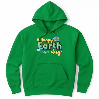 Earth Day April 22 Eco-Friendly Celebration Hoodie