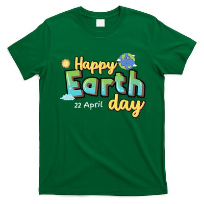 Earth Day April 22 Eco-Friendly Celebration T-Shirt
