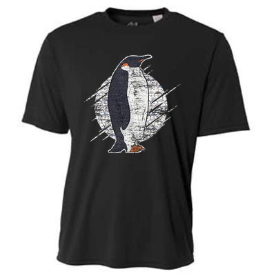 Earth Day Antarctic Animals Zoo Penguin Cooling Performance Crew T-Shirt