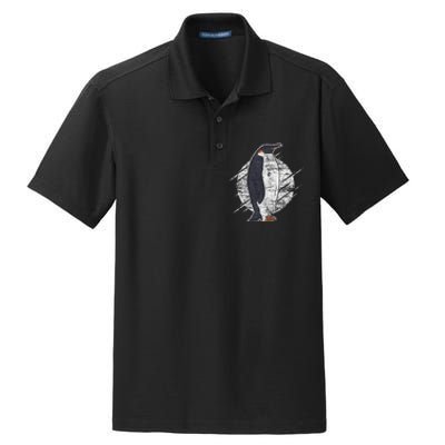 Earth Day Antarctic Animals Zoo Penguin Dry Zone Grid Polo