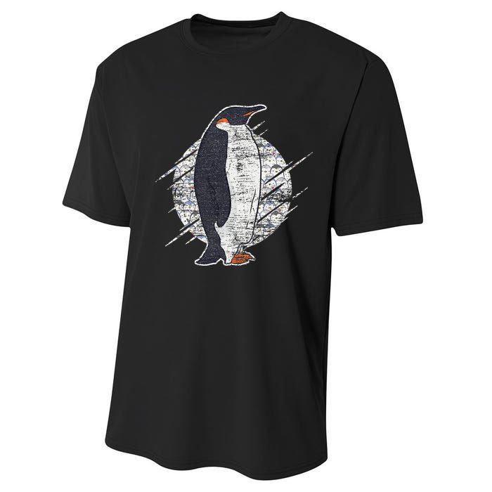 Earth Day Antarctic Animals Zoo Penguin Performance Sprint T-Shirt