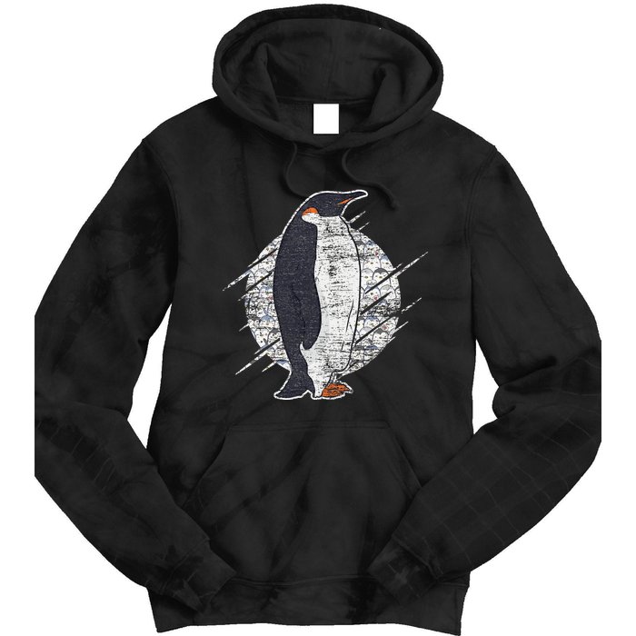 Earth Day Antarctic Animals Zoo Penguin Tie Dye Hoodie