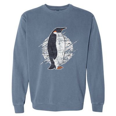 Earth Day Antarctic Animals Zoo Penguin Garment-Dyed Sweatshirt