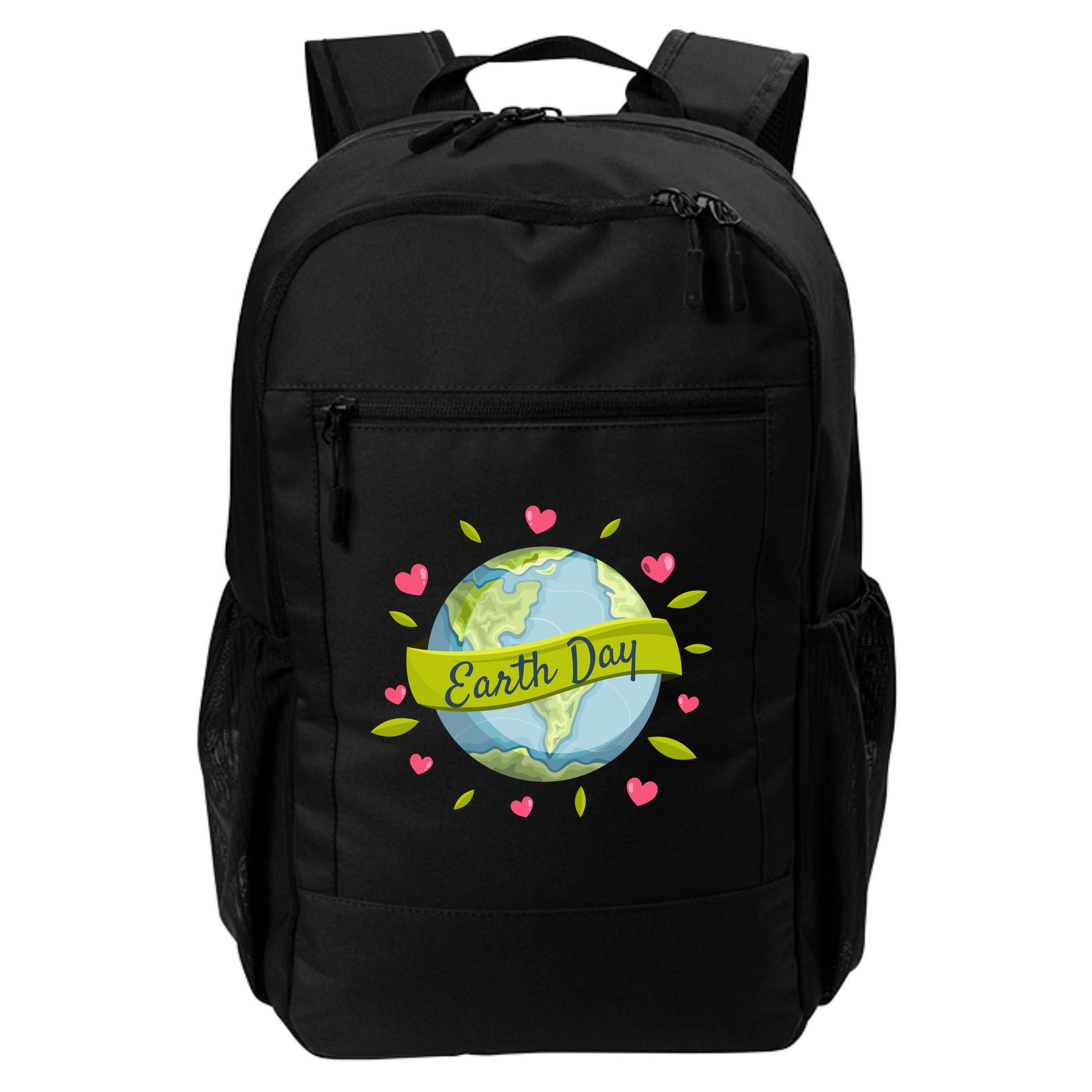 Earth Day Awareness Cute Heart Backpack