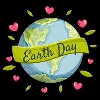 Earth Day Awareness Cute Heart Bucket Hat