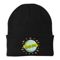 Earth Day Awareness Cute Heart Beanie