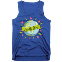 Earth Day Awareness Cute Heart Tank Top