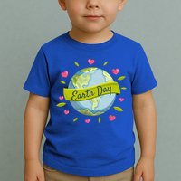 Earth Day Awareness Cute Heart Toddler T-Shirt