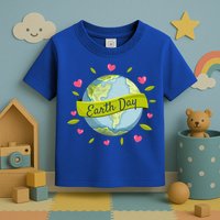 Earth Day Awareness Cute Heart Toddler T-Shirt
