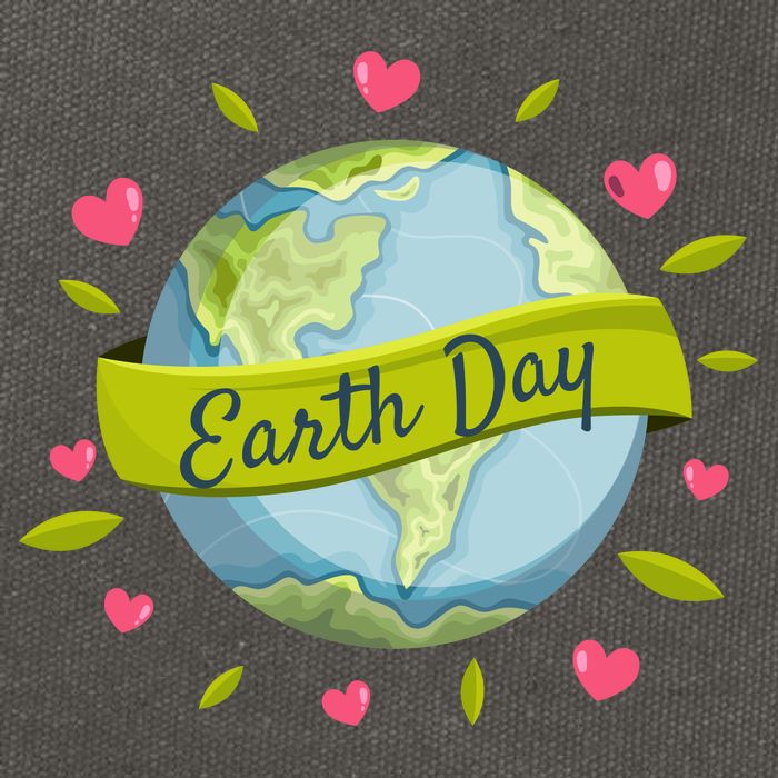 Earth Day Awareness Cute Heart Cotton Canvas Backpack
