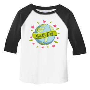 Earth Day Awareness Cute Heart Toddler Fine Jersey T-Shirt