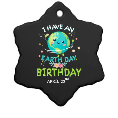 Earth Day April 22nd Green Birthday Gift Ceramic Star Ornament