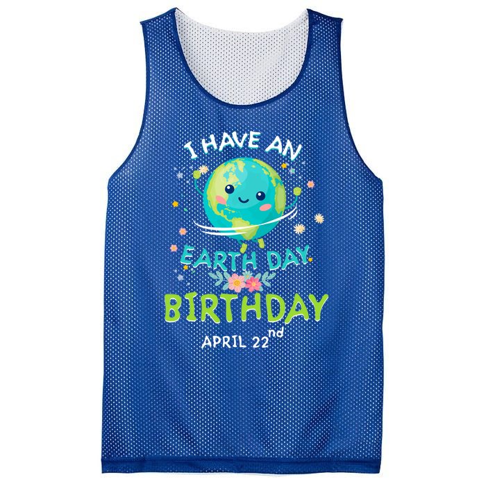 Earth Day April 22nd Green Birthday Gift Mesh Reversible Basketball Jersey Tank