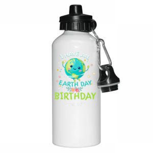 Earth Day April 22nd Green Birthday Gift Aluminum Water Bottle