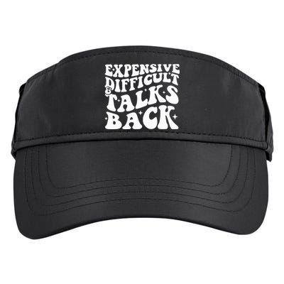 Expensive Difficult And Talks Back Funny Adult Drive Performance Visor