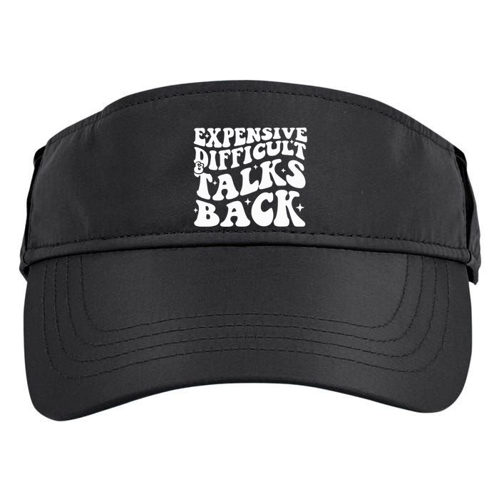Expensive Difficult And Talks Back Funny Adult Drive Performance Visor