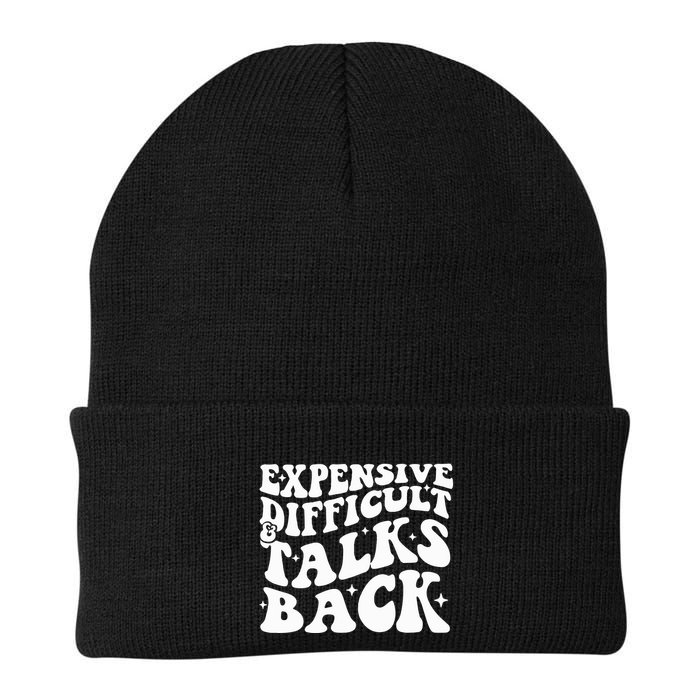 Expensive Difficult And Talks Back Funny Beanie