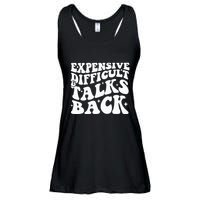 Expensive Difficult And Talks Back Funny Ladies Essential Flowy Tank