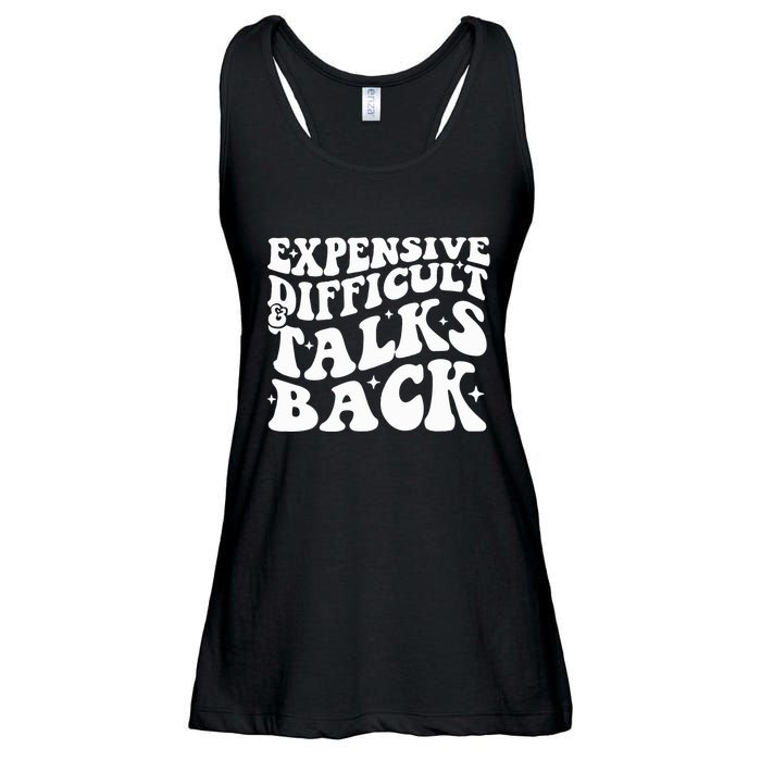 Expensive Difficult And Talks Back Funny Ladies Essential Flowy Tank