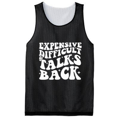 Expensive Difficult And Talks Back Funny Mesh Reversible Basketball Jersey Tank