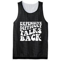 Expensive Difficult And Talks Back Funny Mesh Reversible Basketball Jersey Tank
