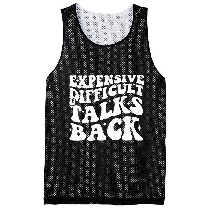 Expensive Difficult And Talks Back Funny Mesh Reversible Basketball Jersey Tank