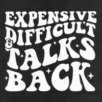 Expensive Difficult And Talks Back Funny Golf Towel