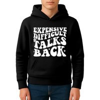 Expensive Difficult And Talks Back Funny Kids Hoodie