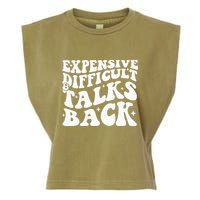 Expensive Difficult And Talks Back Funny Garment-Dyed Women's Muscle Tee