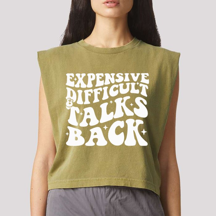 Expensive Difficult And Talks Back Funny Garment-Dyed Women's Muscle Tee