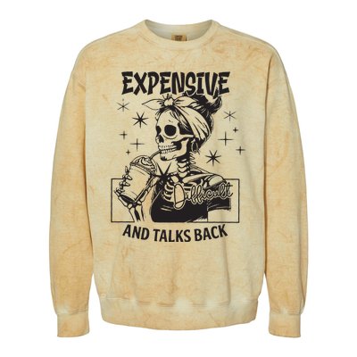 Expensive Difficult And Talks Back Colorblast Crewneck Sweatshirt