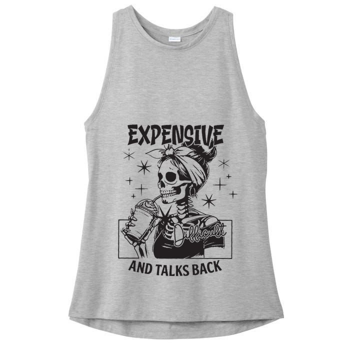 Expensive Difficult And Talks Back Ladies PosiCharge Tri-Blend Wicking Tank