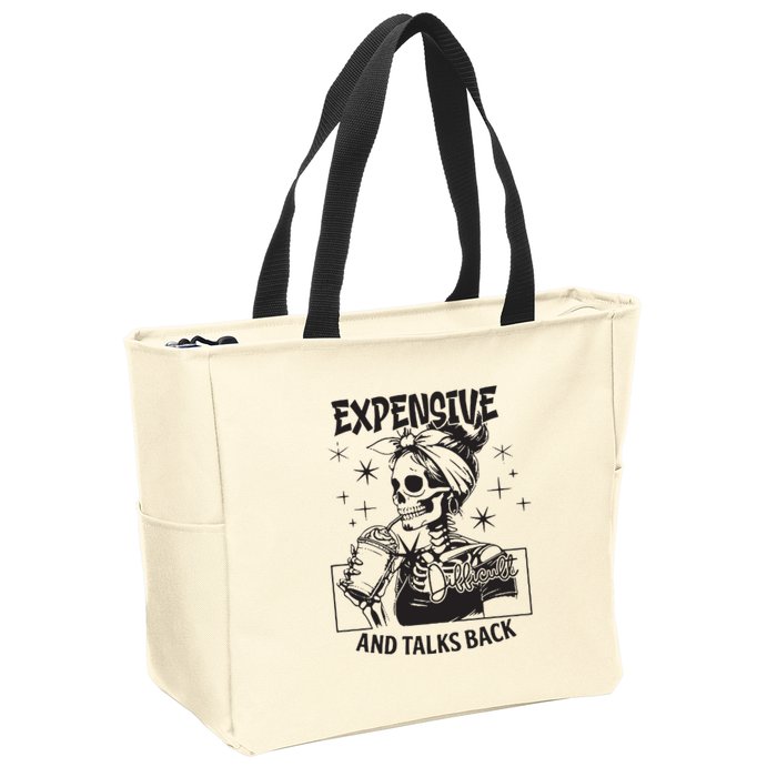 Expensive Difficult And Talks Back Zip Tote Bag