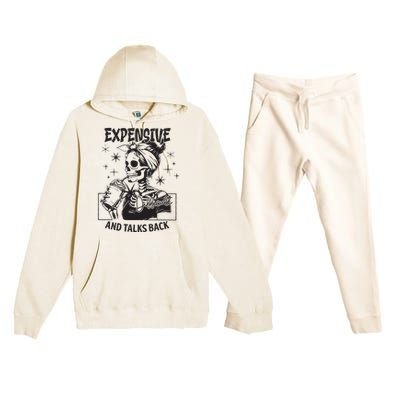 Expensive Difficult And Talks Back Premium Hooded Sweatsuit Set