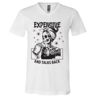Expensive Difficult And Talks Back V-Neck T-Shirt
