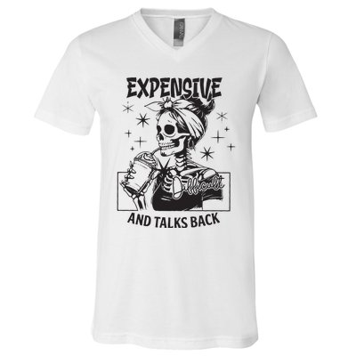 Expensive Difficult And Talks Back V-Neck T-Shirt