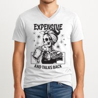Expensive Difficult And Talks Back V-Neck T-Shirt