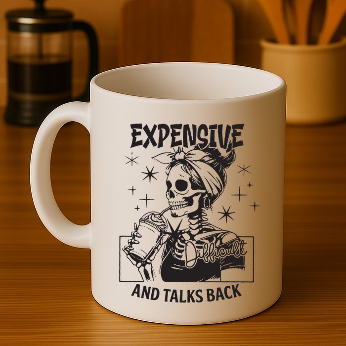 Expensive Difficult And Talks Back Mug